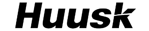 Black 'Huusk' logo on a white background